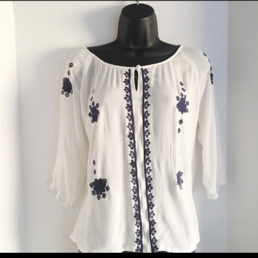 Anthropologie Solitaire Blouse